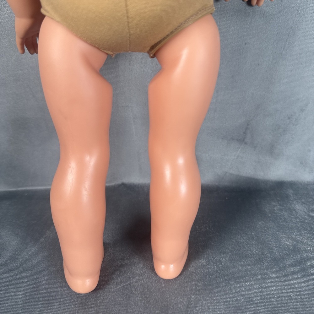 Götz 18" Doll Brunette Hair Brown Eyes Rooted Hair Soft Body Vinyl - Picture 11 of 16